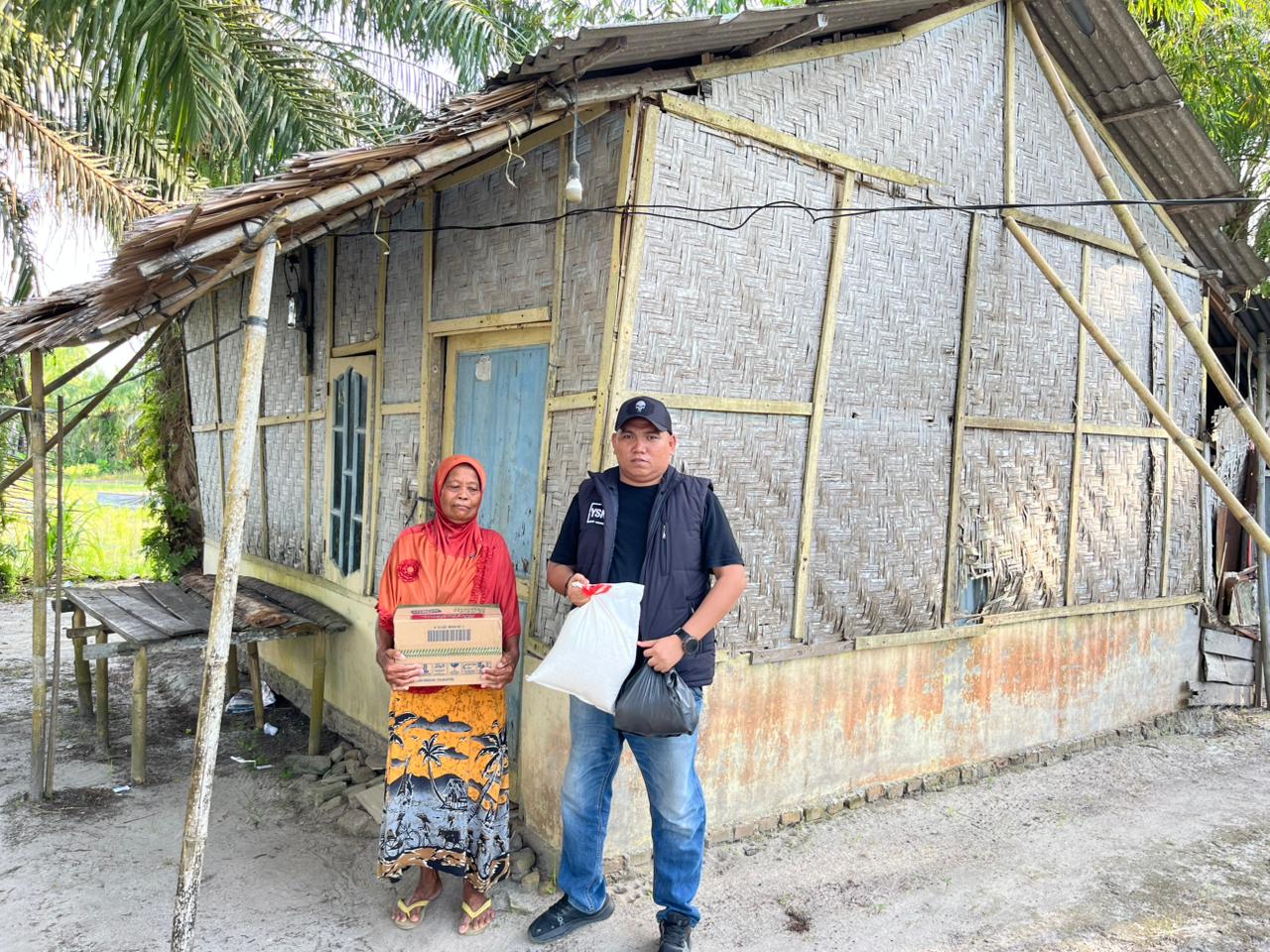 Peduli Sesama, Arkamedia Salurkan Bantuan untuk Warga Kurang Mampu dan Lansia di Sergai