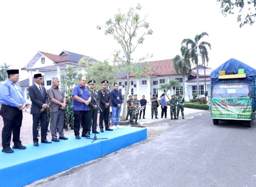 BRI BO Kisaran Turut Berkontribusi Beri Bantuan Kemanusiaan Peduli Korban Bencana Alam Sumatera Kodim 0208/Asahan