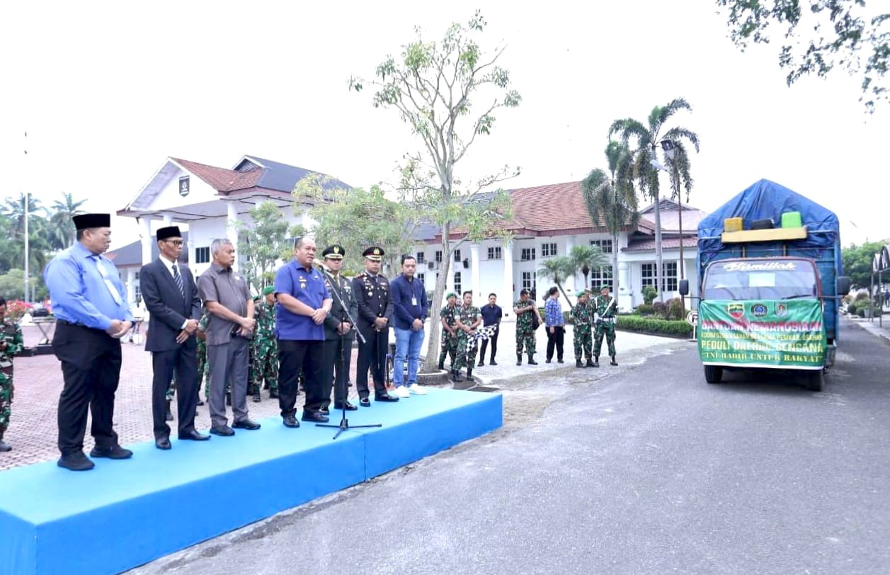BRI BO Kisaran Turut Berkontribusi Beri Bantuan Kemanusiaan Peduli Korban Bencana Alam Sumatera Kodim 0208/Asahan