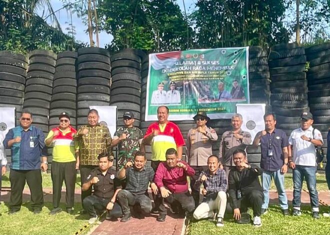 BRI BO Kisaran Ikuti Eksibisi Olahraga Menembak Executive Bersama Forkopimda Asahan