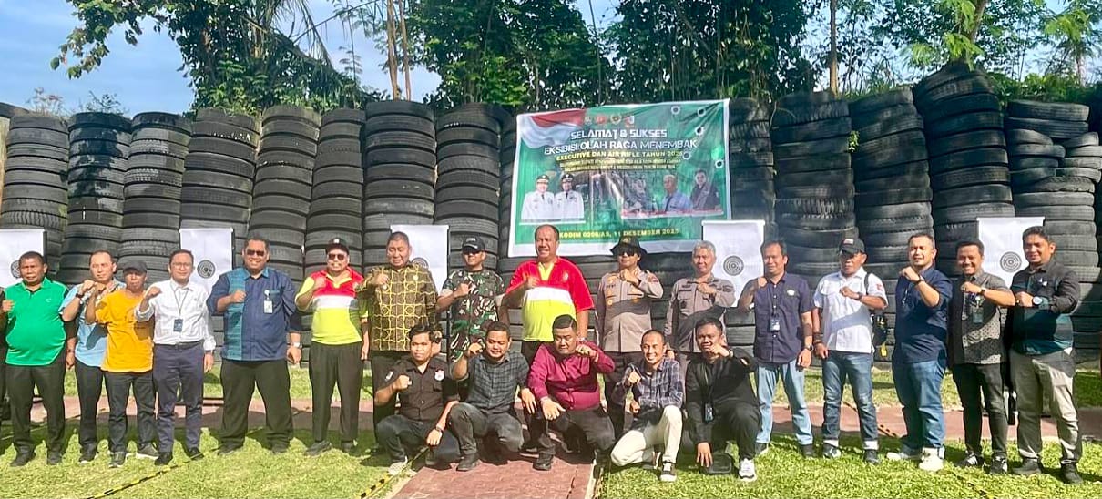 BRI BO Kisaran Ikuti Eksibisi Olahraga Menembak Executive Bersama Forkopimda Asahan