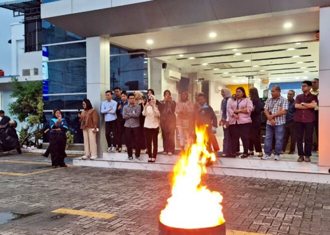 BRI BO Kisaran Gandeng Damkar, Gelar Pelatihan Simulasi Tanggap Darurat Bencana Kebakaran