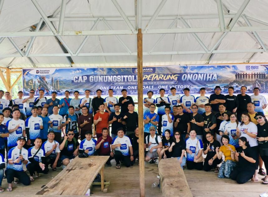 BRI BO Gunungsitoli Gelar Sosialisasi CAP Melalui Kegiatan Gathering dan Outbound Marketing Team