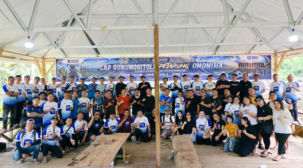 BRI BO Gunungsitoli Gelar Sosialisasi CAP Melalui Kegiatan Gathering dan Outbound Marketing Team