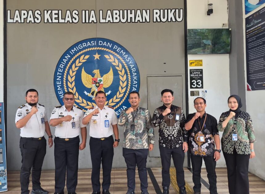 BRI BO Kisaran Perkuat Silaturahmi dan Sinergisitas Kelembagaan dengan Lapas Labuhan Ruku
